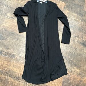 Maurices Charcoal Ribbed Cardigan